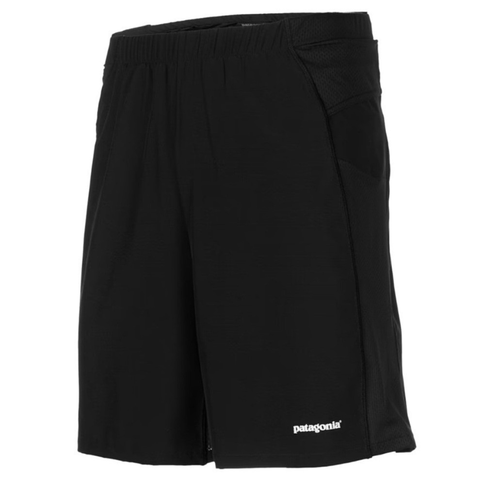 Patagonia Men's Nine Trails 8" Short Outdoors Active Wear Running Black Large